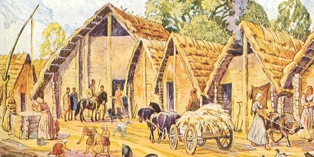 Деревня индоевропейцев (фантазия)